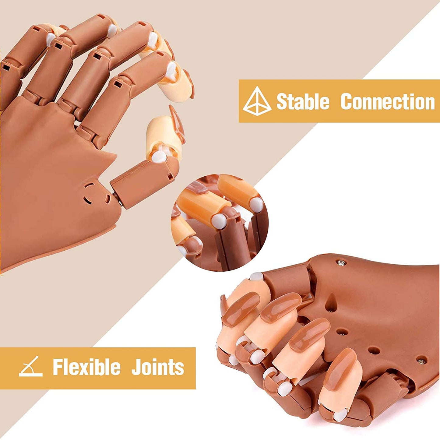 Professional Flexible Nail Practice Hand