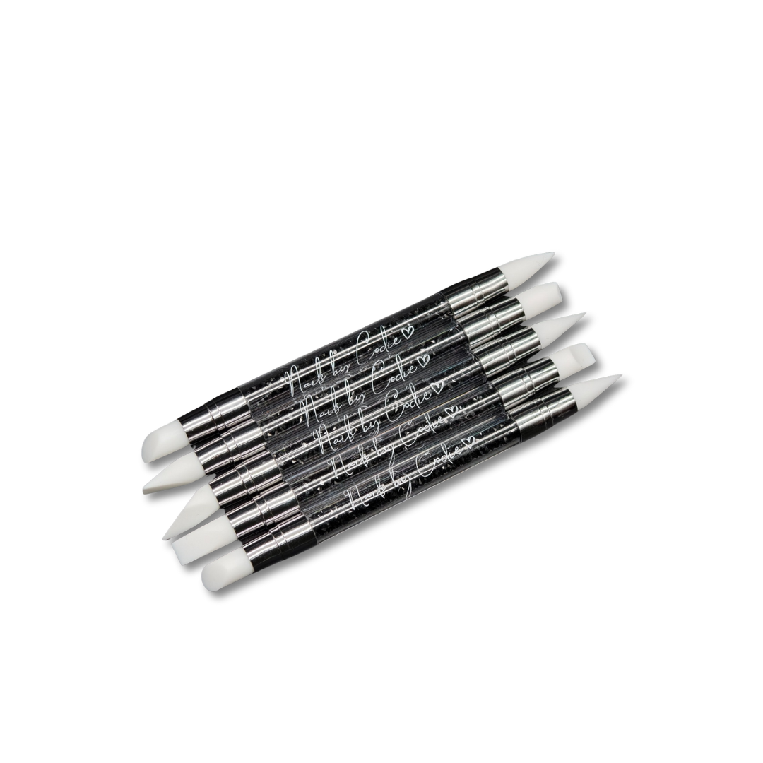 5-Piece Silicone Nail Art Sculpture Pen Set