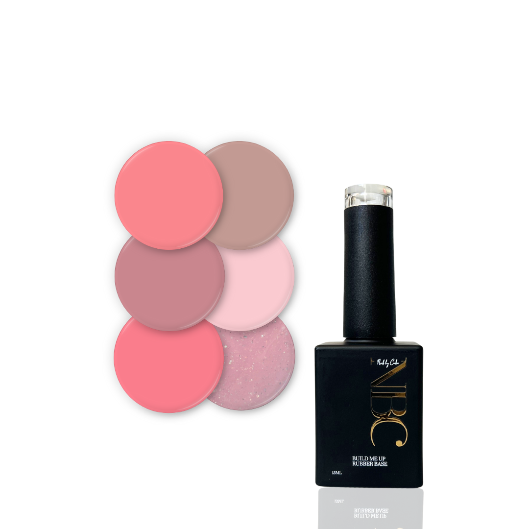 Build Me Up Rubber Base Colour 6 Piece Collection