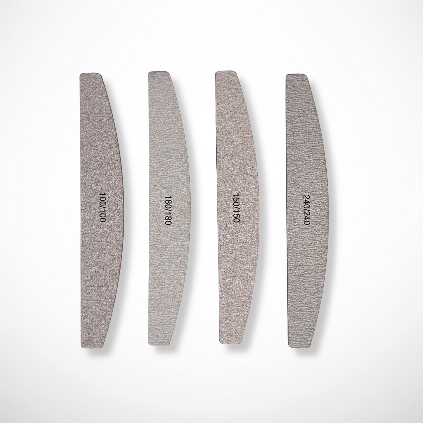 Half Moon Nail Files – Double-Sided Grits