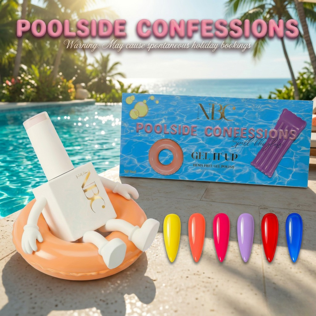 POOLSIDE CONFESSIONS Collection - "Gel It Up" Gel Polish