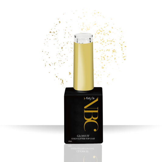 Gold Glitter Gloss It Top Coat