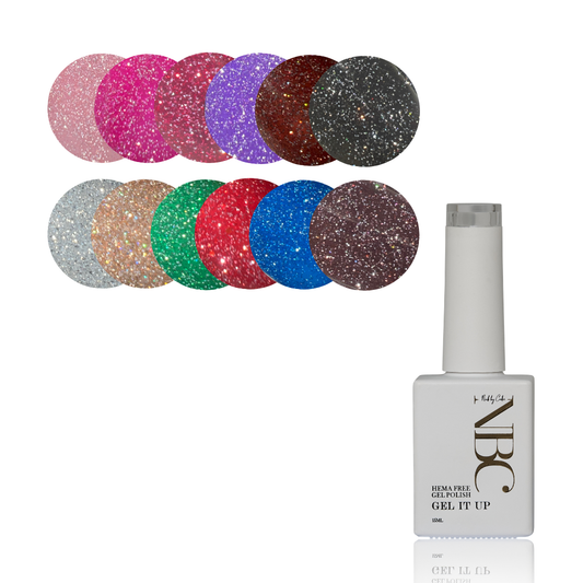 “Gel It Up" Gel Polish - Complete Glitter Bundle