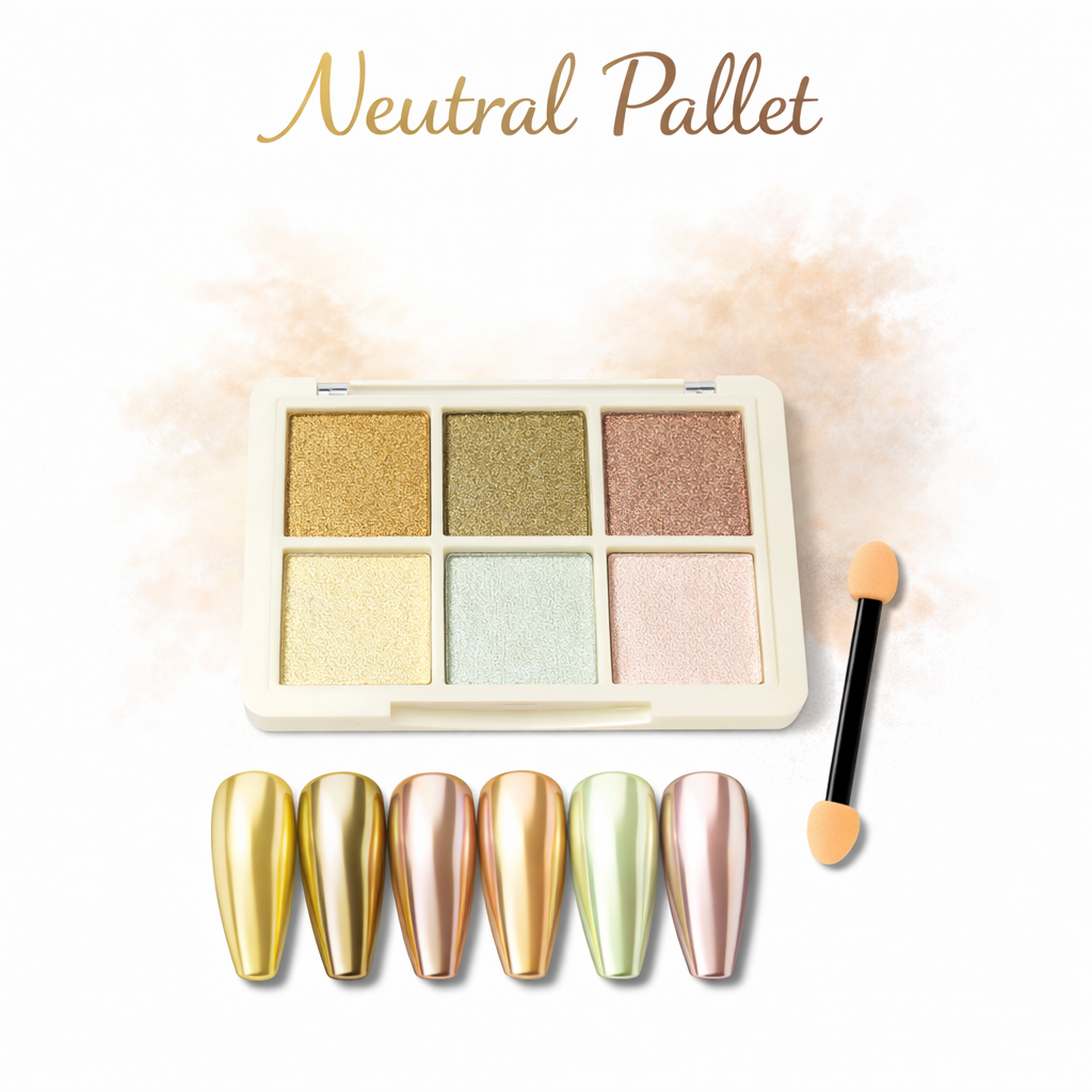 Chrome Nail Powder Pallet