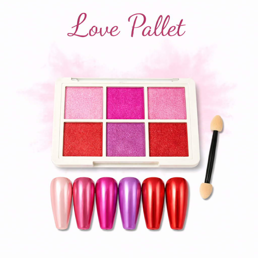 Chrome Nail Powder Pallet