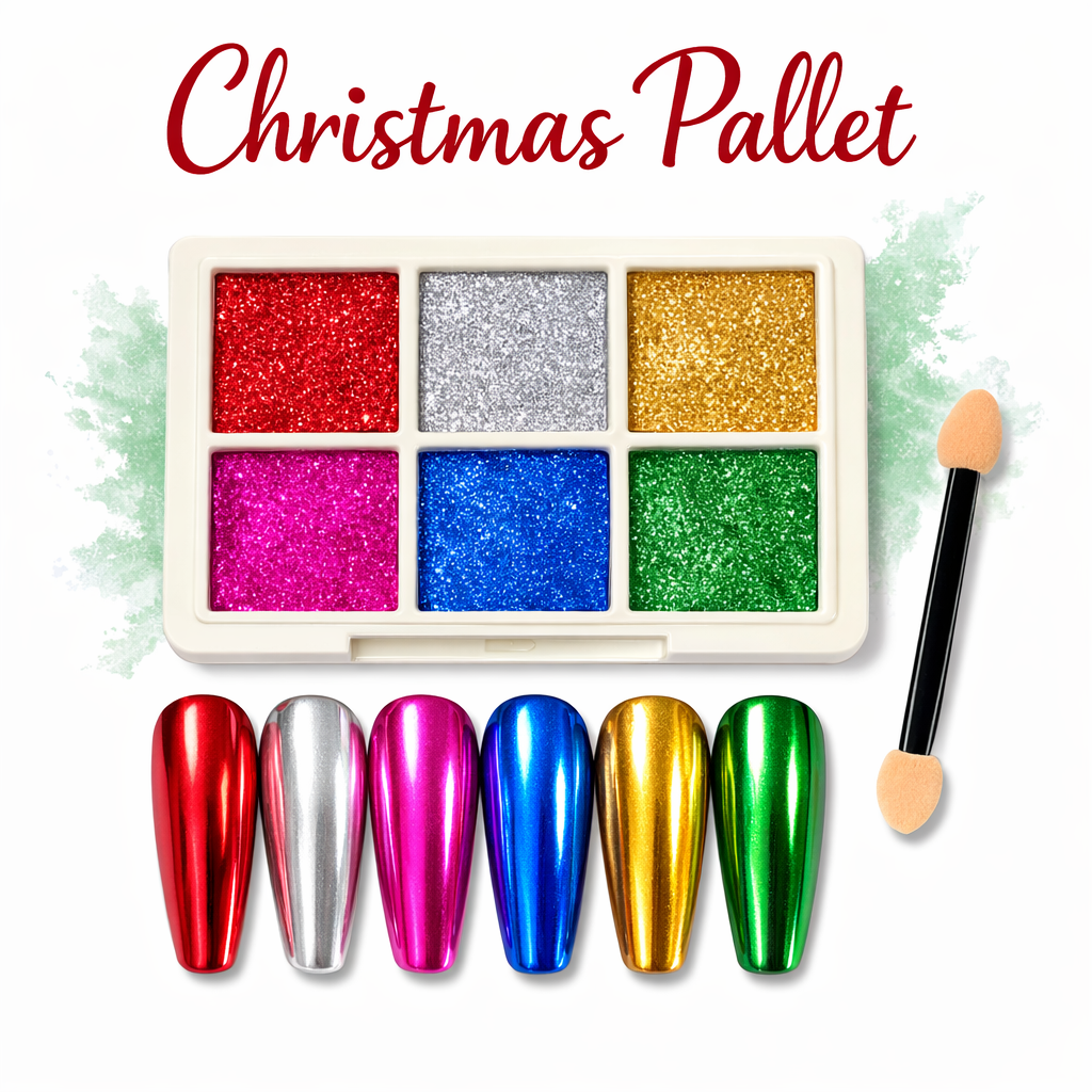 Chrome Nail Powder Pallet