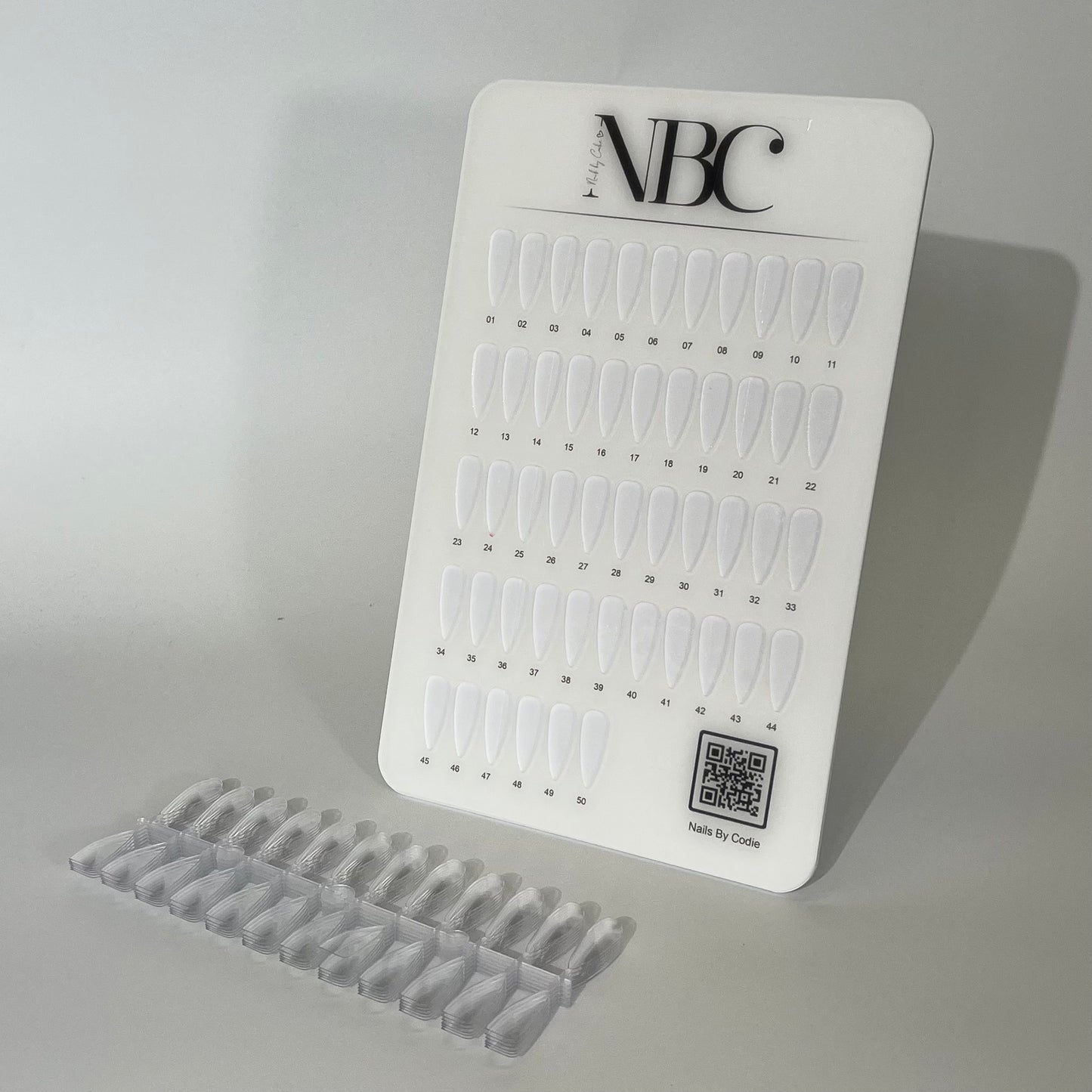 Professional Swatch Card Display with Stand & 240 Tips