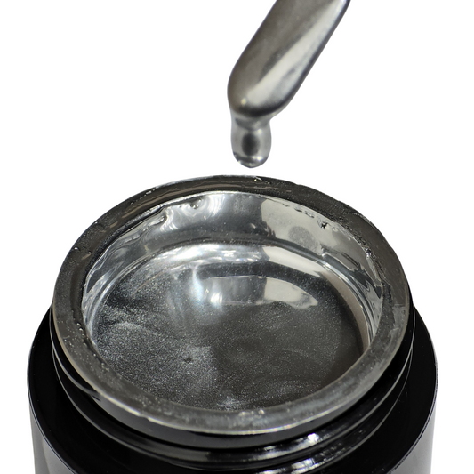 Silver Metallic Gel Paint