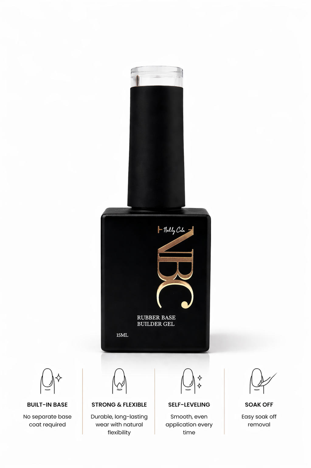 Build Me Up Rubber Base Builder Gel - 1 x 15ml
