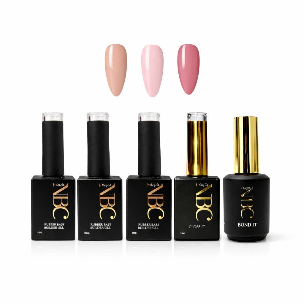 The Essential Rubber Base Builder Gel Kit