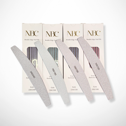 Half Moon Nail Files – Double-Sided Grits